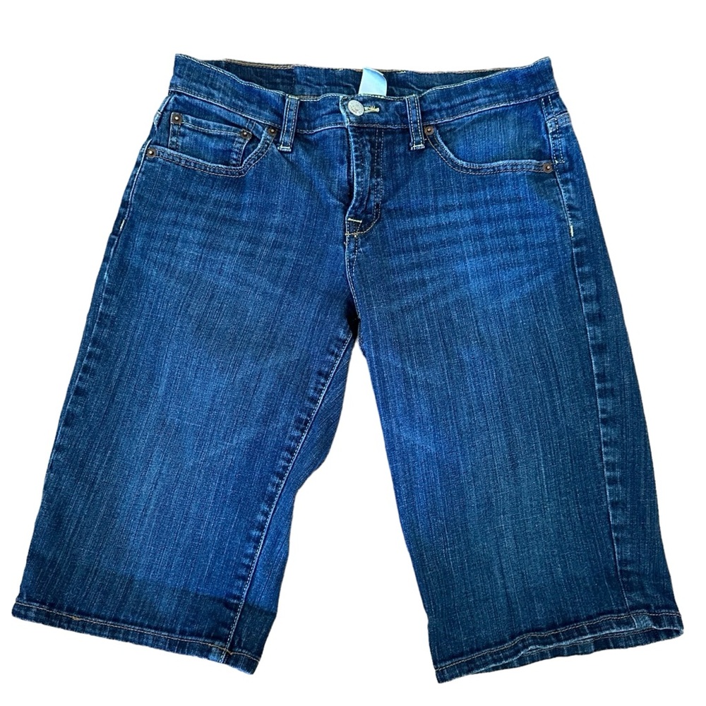 Lucky Brand Women’s 5 Pocket Bermuda Shorts Blue Size 4/27